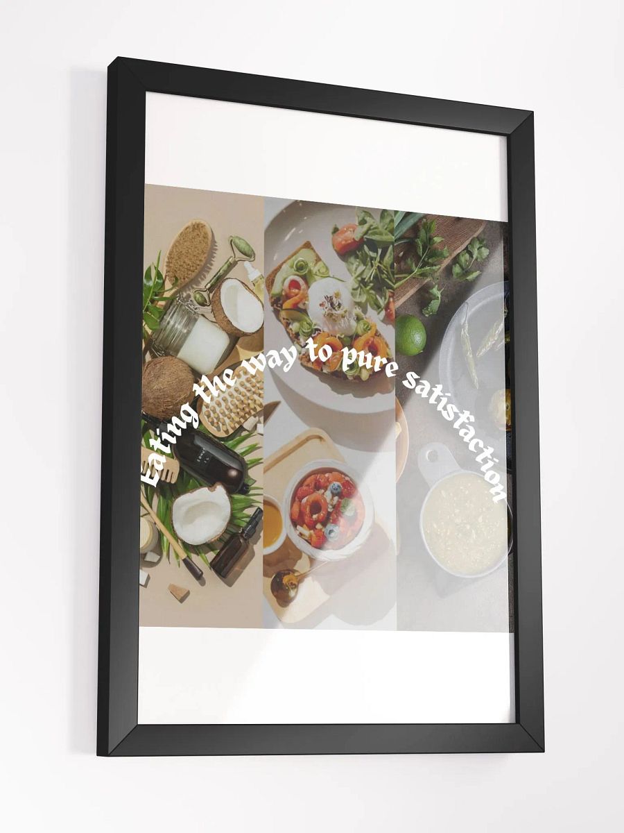 Wall Art Food Collage Mixed Framed High-Quality Matte Poster (in) product image (3)