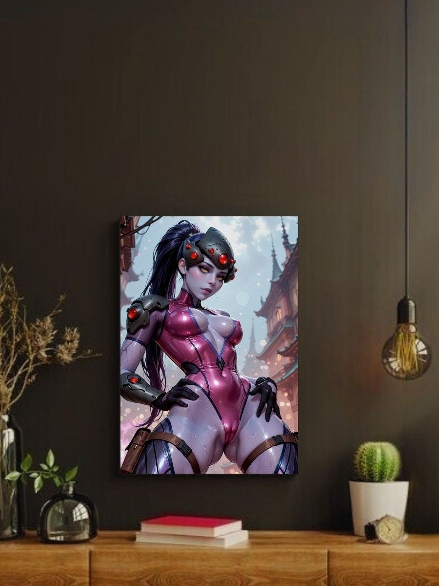Overwatch – Widowmaker Crimson Tension – 8x10 Metal Print product image (2)