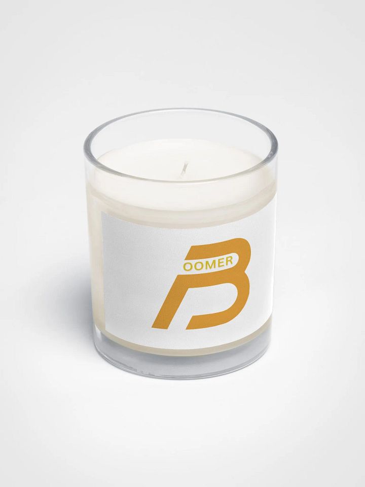 Boomer Soy Wax Candle- mustard logo product image (2)