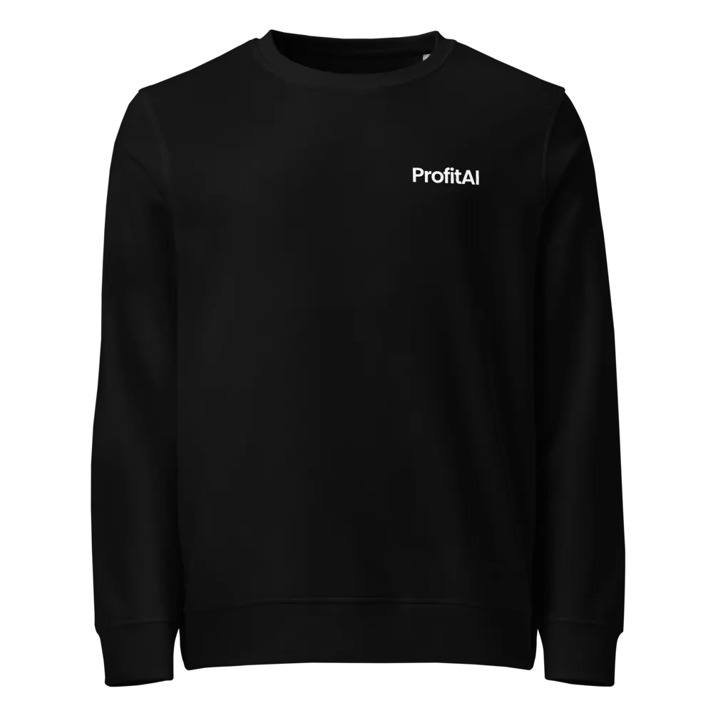 ProfitAI Unisex Crewneck - Black product image (1)