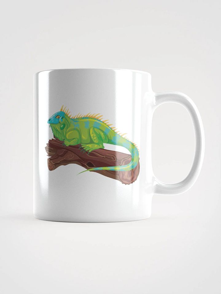 Twin Iguanas White Glossy Mug product image (1)