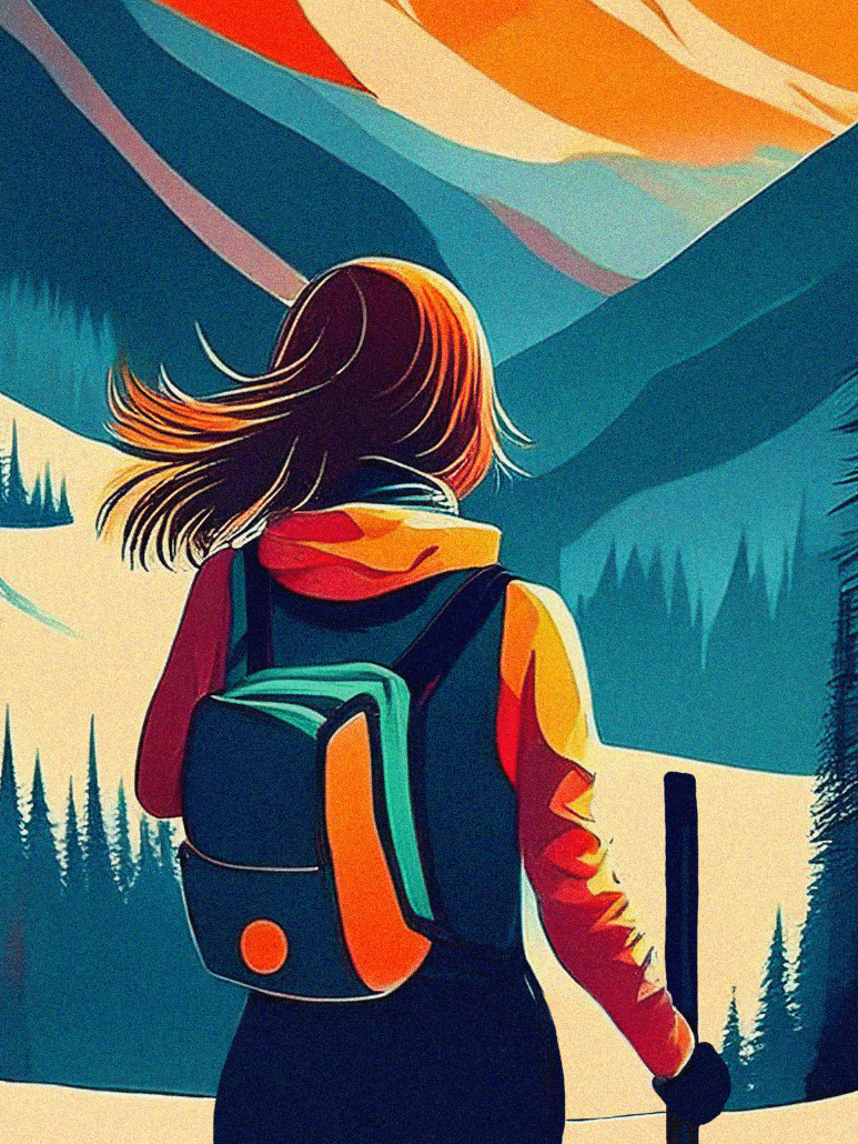 Female Hiker Eco-Friendly Hoodie product image (2)