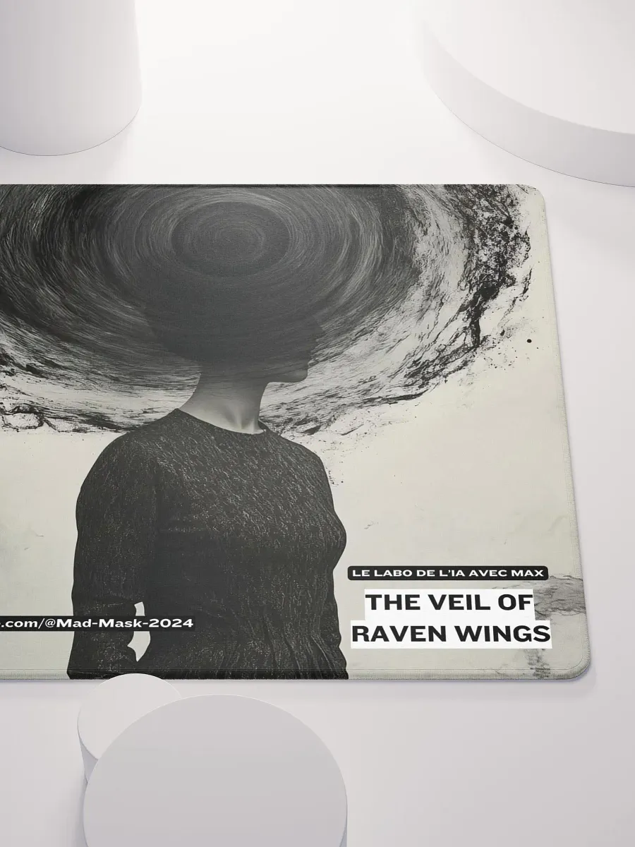 Mouse Pad Gaming The Veil of Raven Wings product image (5)