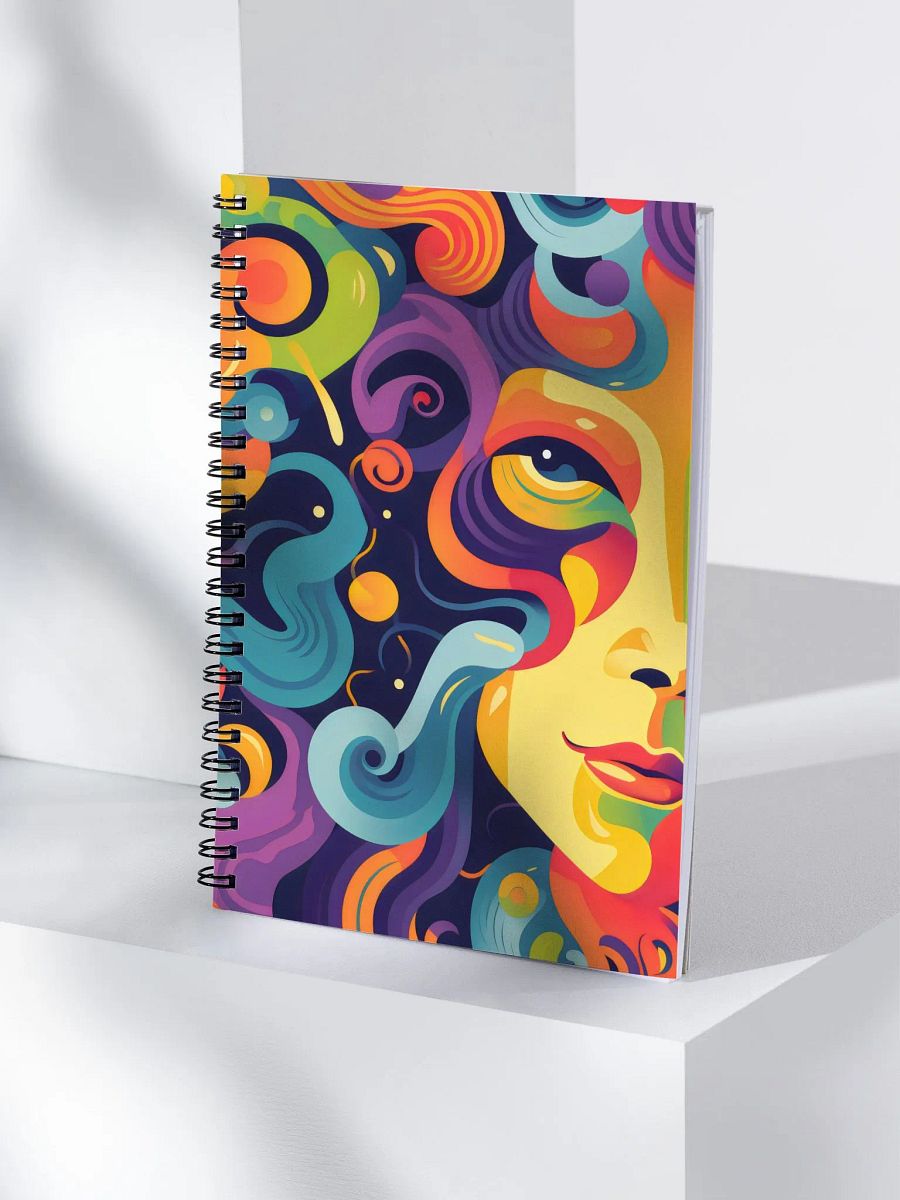 Whimsical Profile Spiral Notebook product image (4)