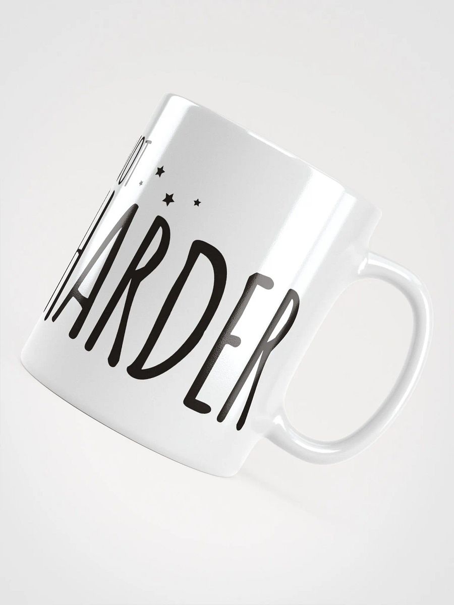 Stream Smarter Not Harder Mug Black Text product image (8)
