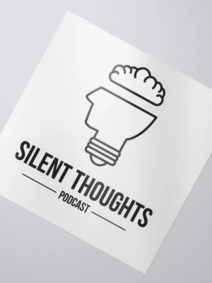 Silent Thoughts Sticker product image (2)