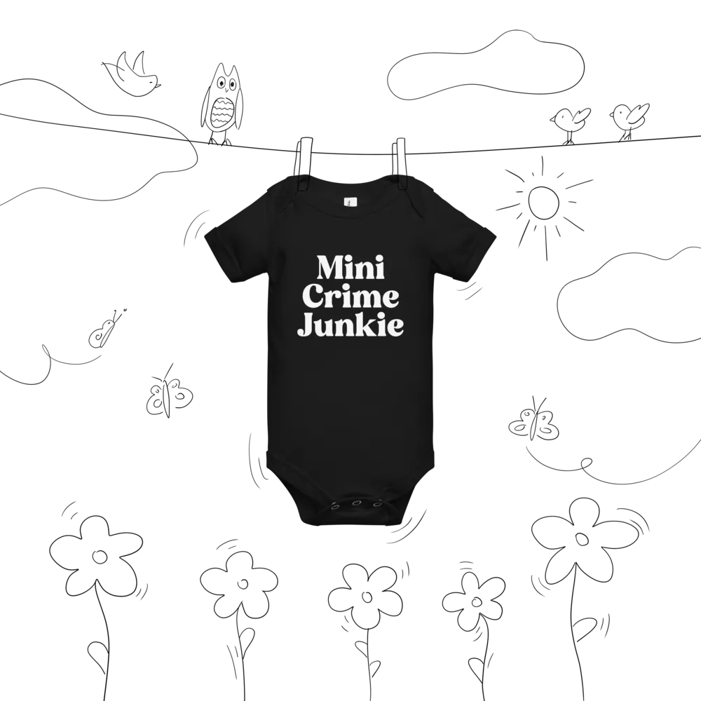 Mini Crime Junkie Onesie product image (10)
