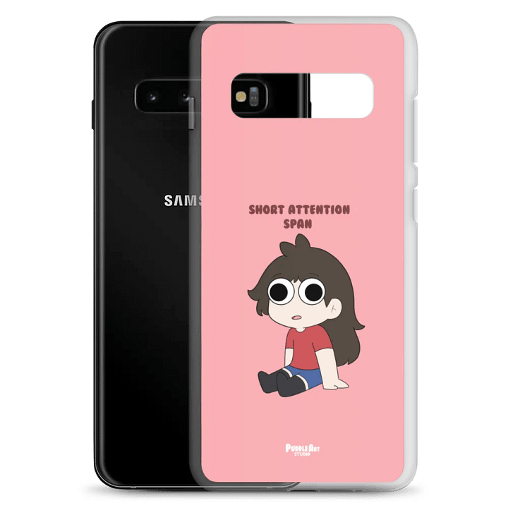 Short Attention Span Clear Samsung case product image (20)
