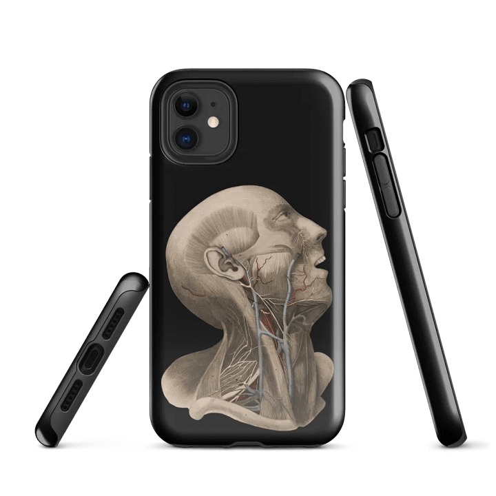 Anatomy Unleashed (Black Background) iPhone® Tough Case product image (1)