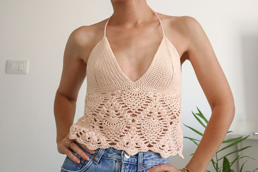 Pineapple Stitch Top - Crochet Pattern product image (1)