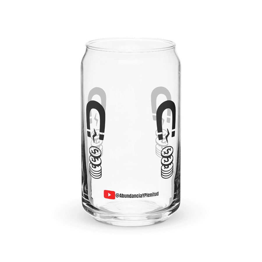 Vaso de Vidrio con Forma de Lata – Imán de Dinero product image (2)