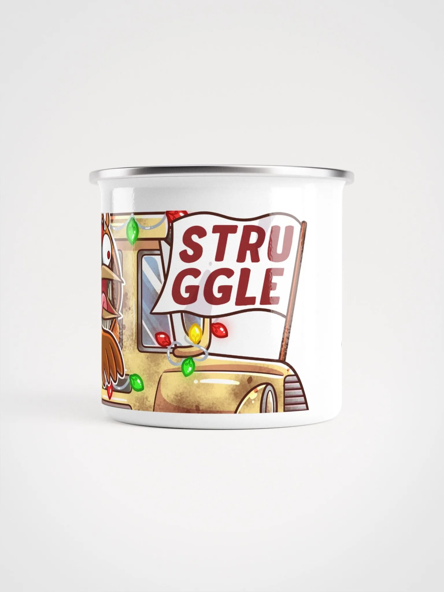 Enamel Holiday Struggle Mug product image (2)