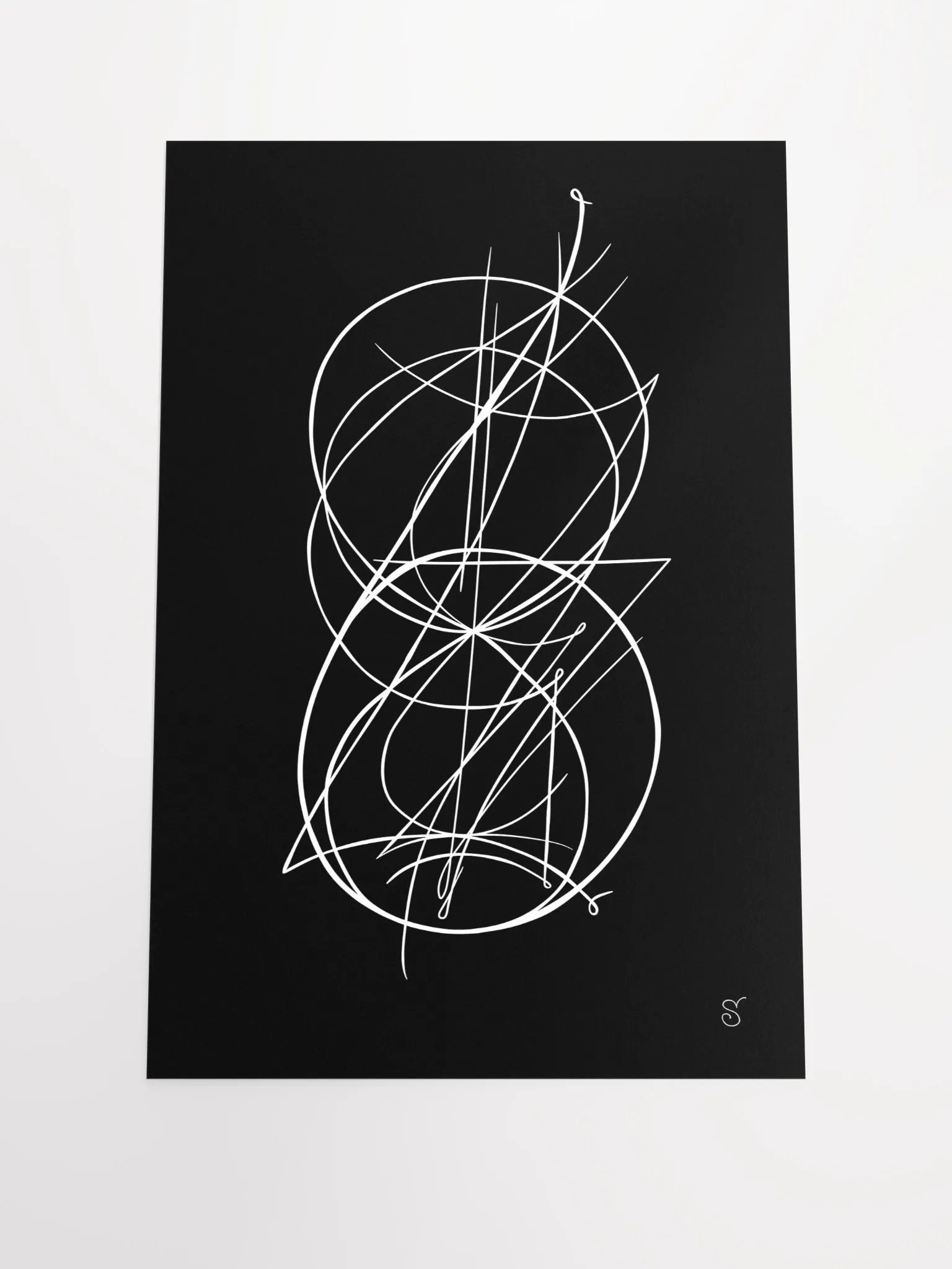 Vibrant Matte Poster Print - Abstract Image No. 9 product image (1)