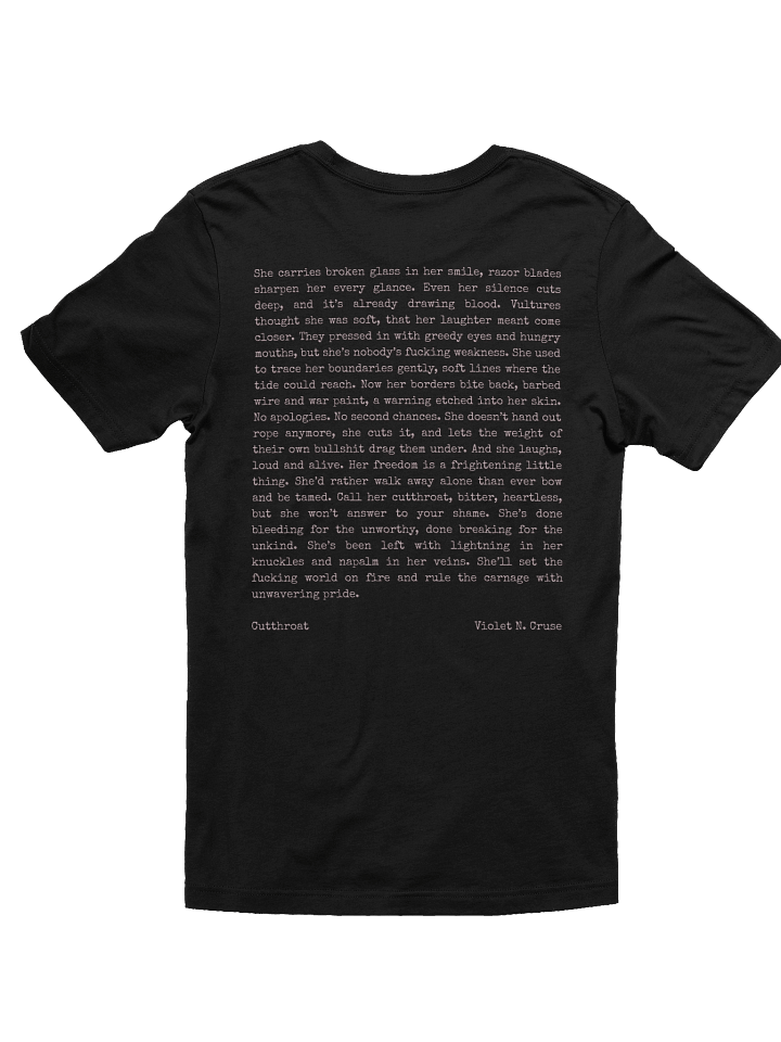 Cutthroat Tshirt product image (4)