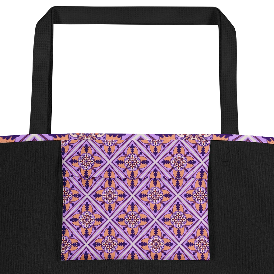 Detailed Symmetrical Pattern All Over Print Tote product image (4)