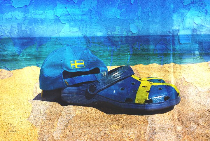Sweden On The Beach (very limited printed art, 91x61 cm) product image (2)