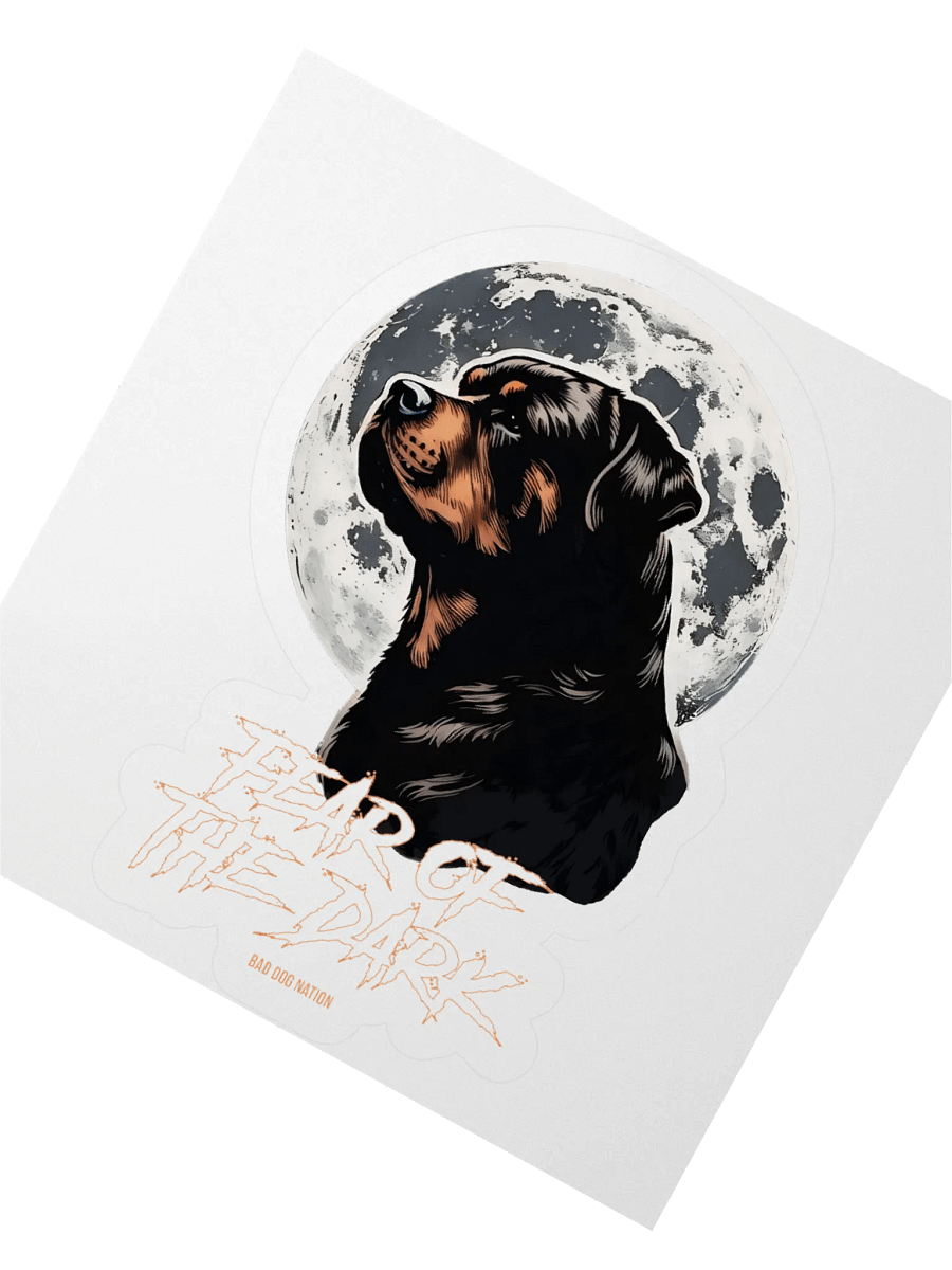 Fear of the Dark Rottweiler K9 Sticker product image (2)