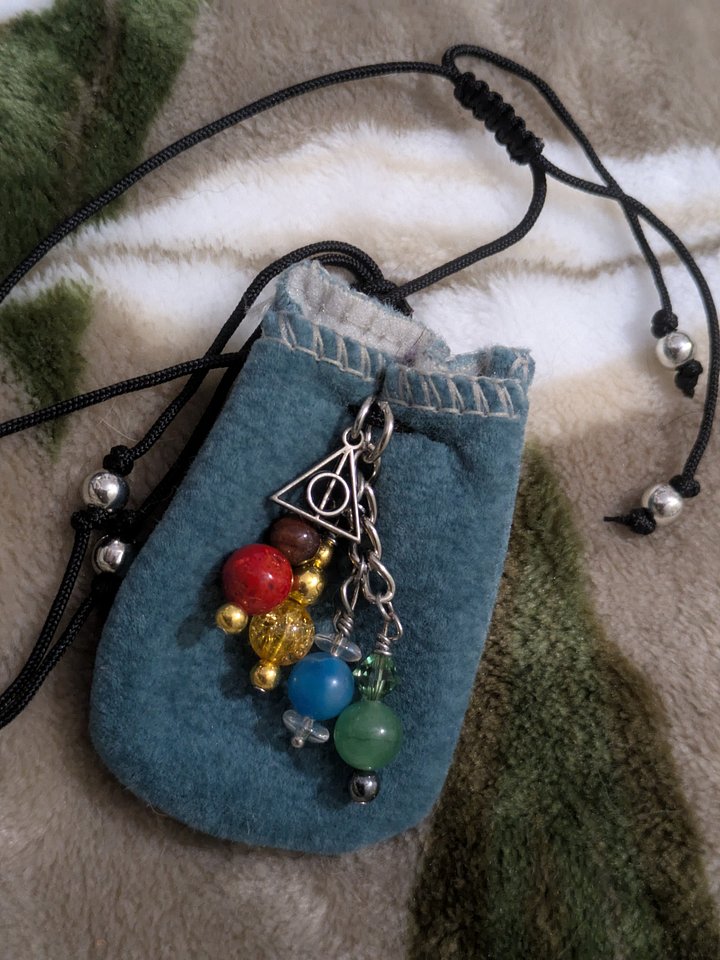 Hallows Adjustable Pouch Necklace product image (2)