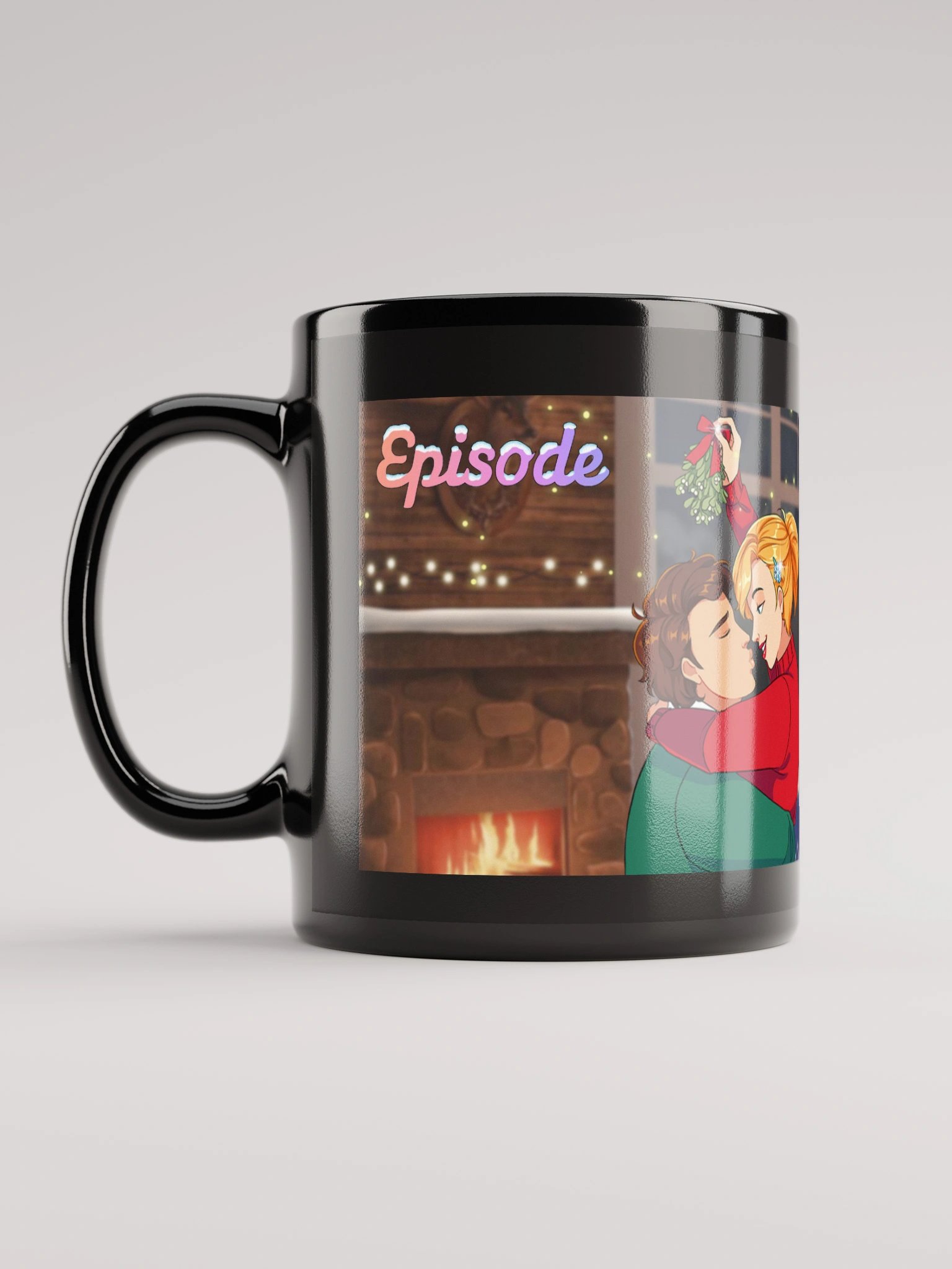 Episode Holidays Black Glossy Mug product image (2)