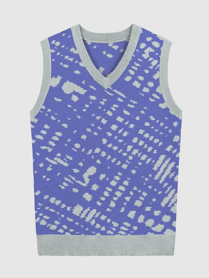 Customizable Jacquard V-Neck Vest product image (3)