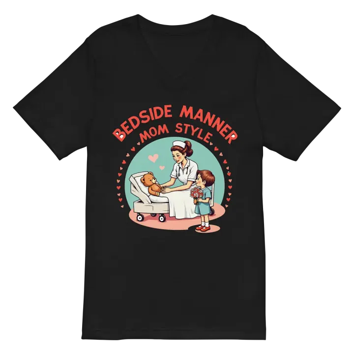 Mom-Style Caregiver V-Neck Tee product image (3)