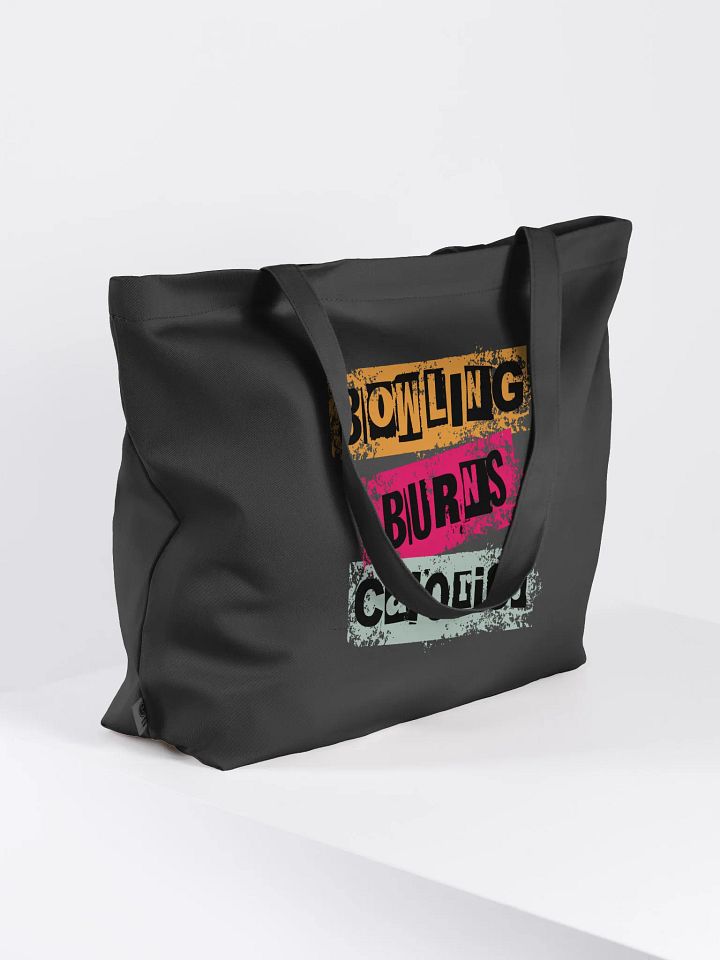 Bowling Burns Calories Organic Tote Bag product image (1)
