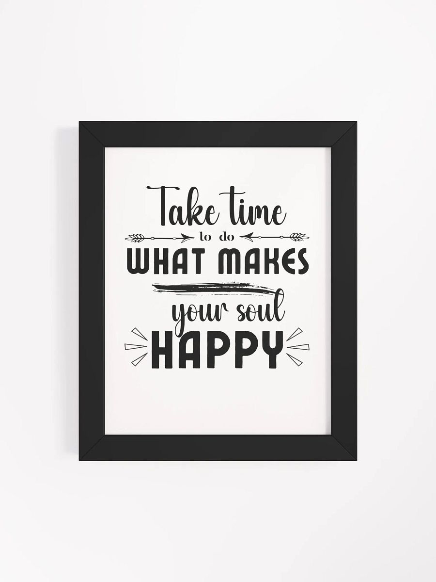 Happy Soul Organic Framed Poster product image (5)