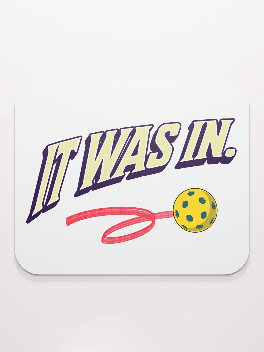 It Was In Pickleball Retro Movement Mouse Pad product image (2)