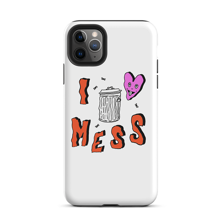 I Heart Mess iPhone Case product image (2)