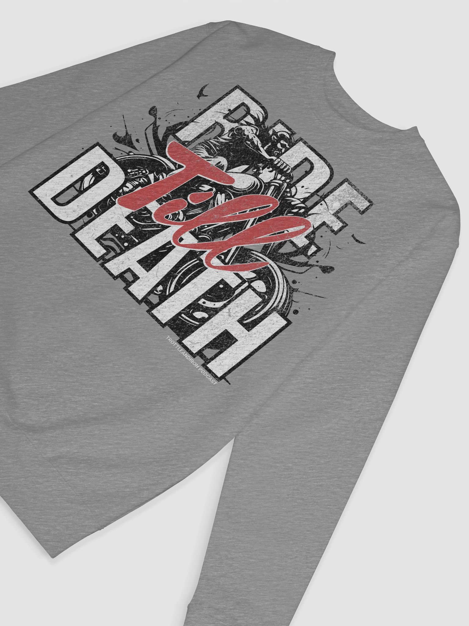 Throttle & Iron “Ride Till Death” Heavyweight Crewneck product image (42)