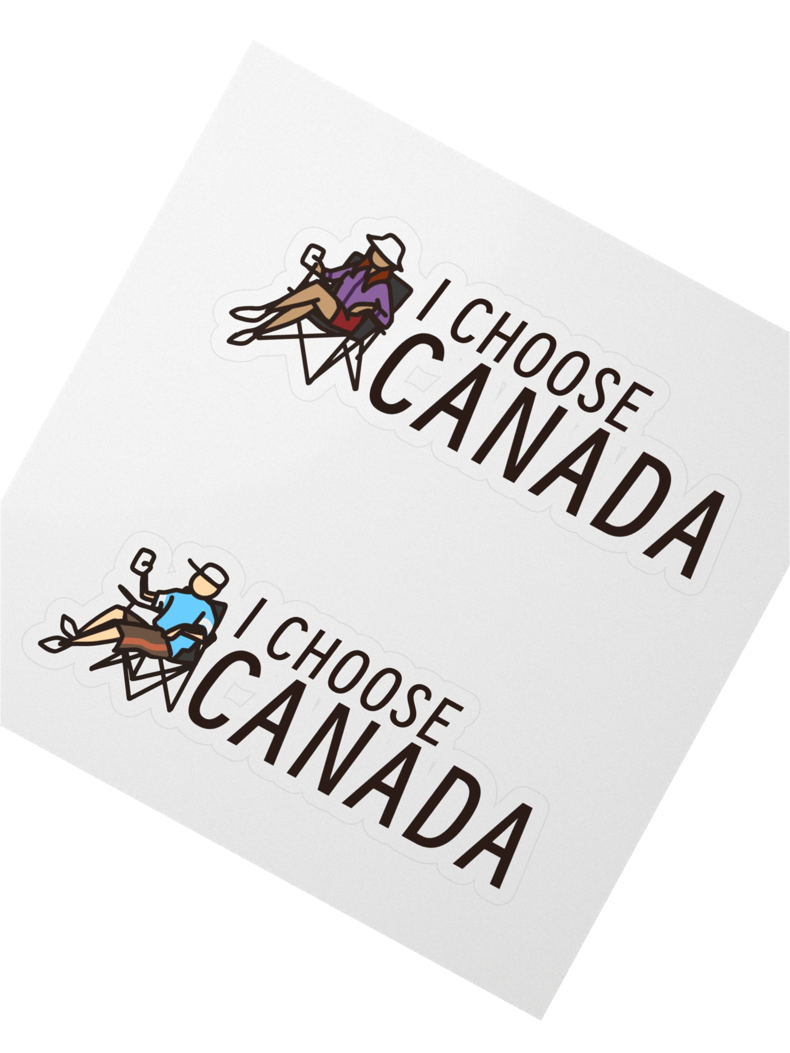 I CHOOSE CANADA Stickers by Claus Kellerman POV product image (2)