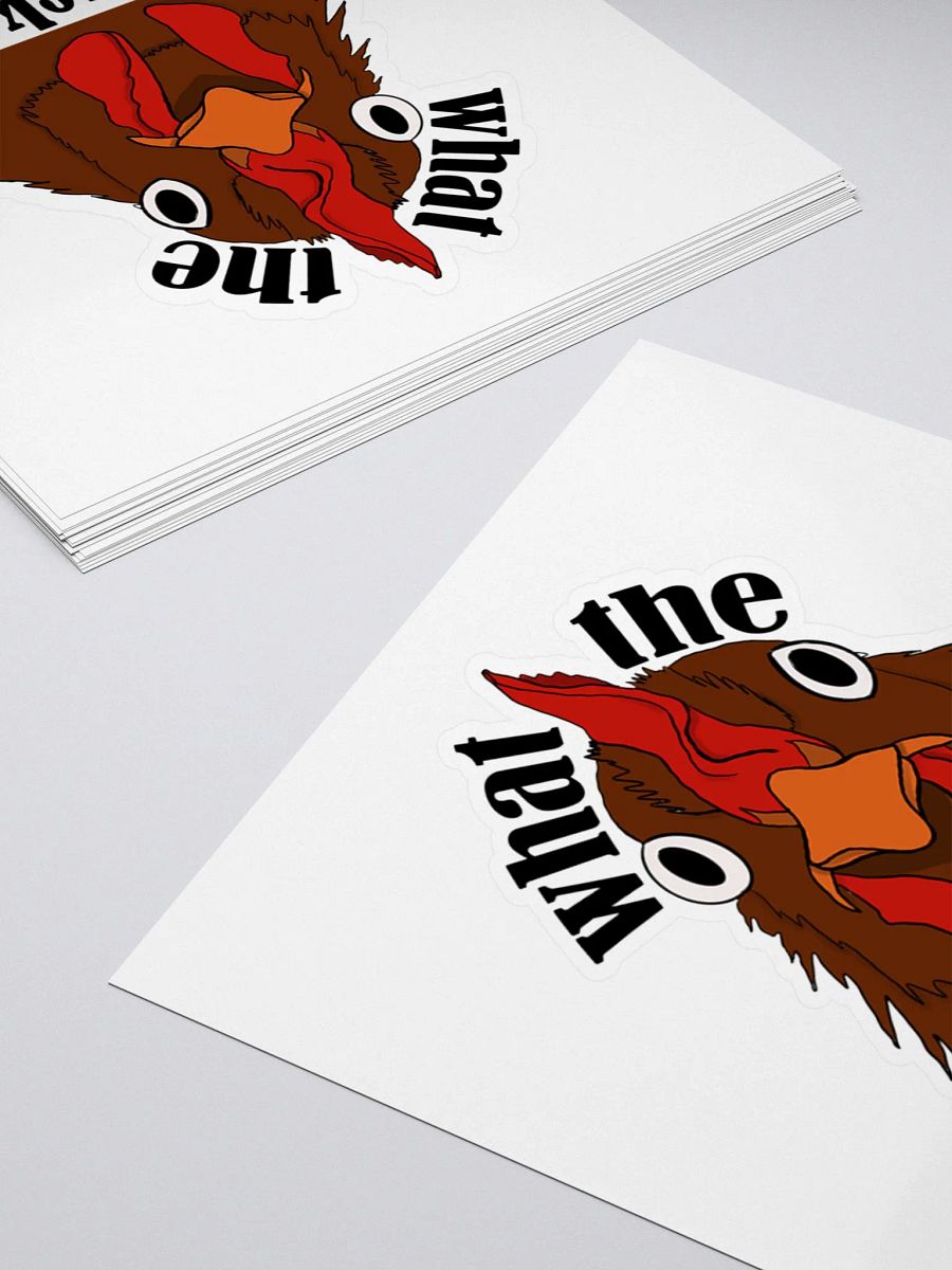 What the cluck sticker product image (4)