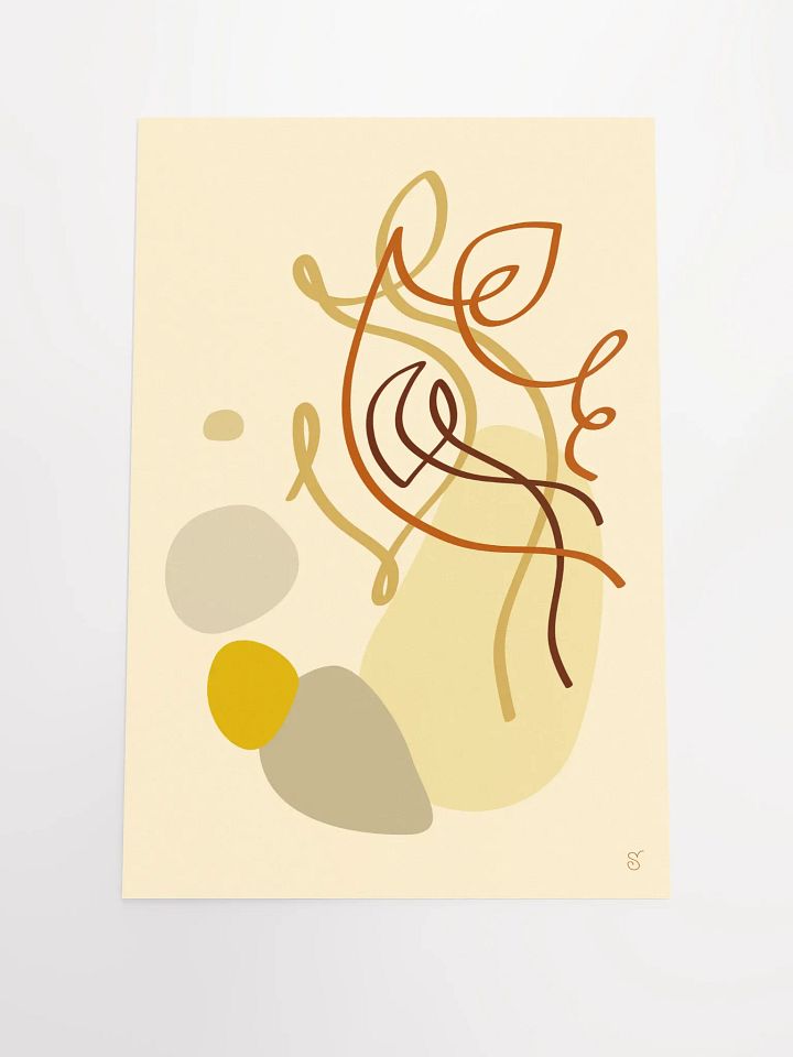 Organic Flow Abstract Poster - Abstract Image No. 4 product image (1)
