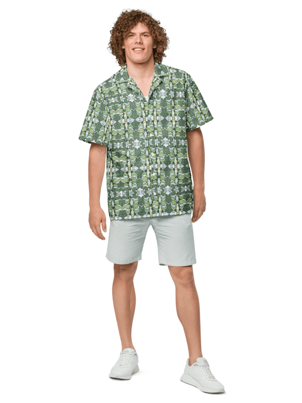 Cucumber Lineage – Featherlight Hawaiian Shirt product image (2)