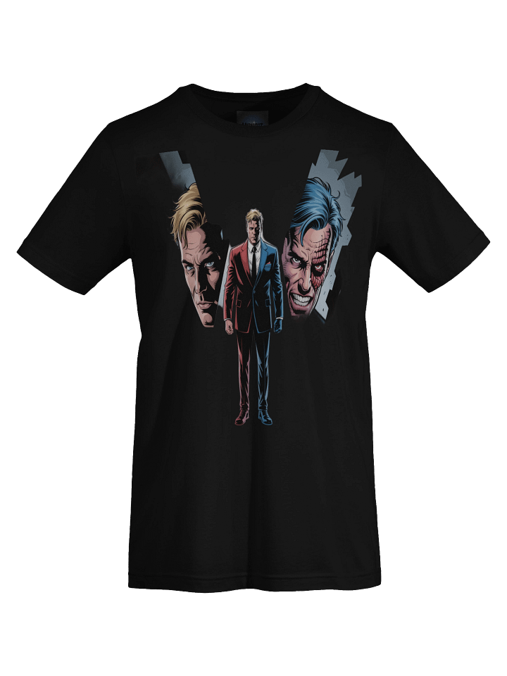 Duality's Divide: Two-Face's Fractured Fate T-Shirt product image (1)