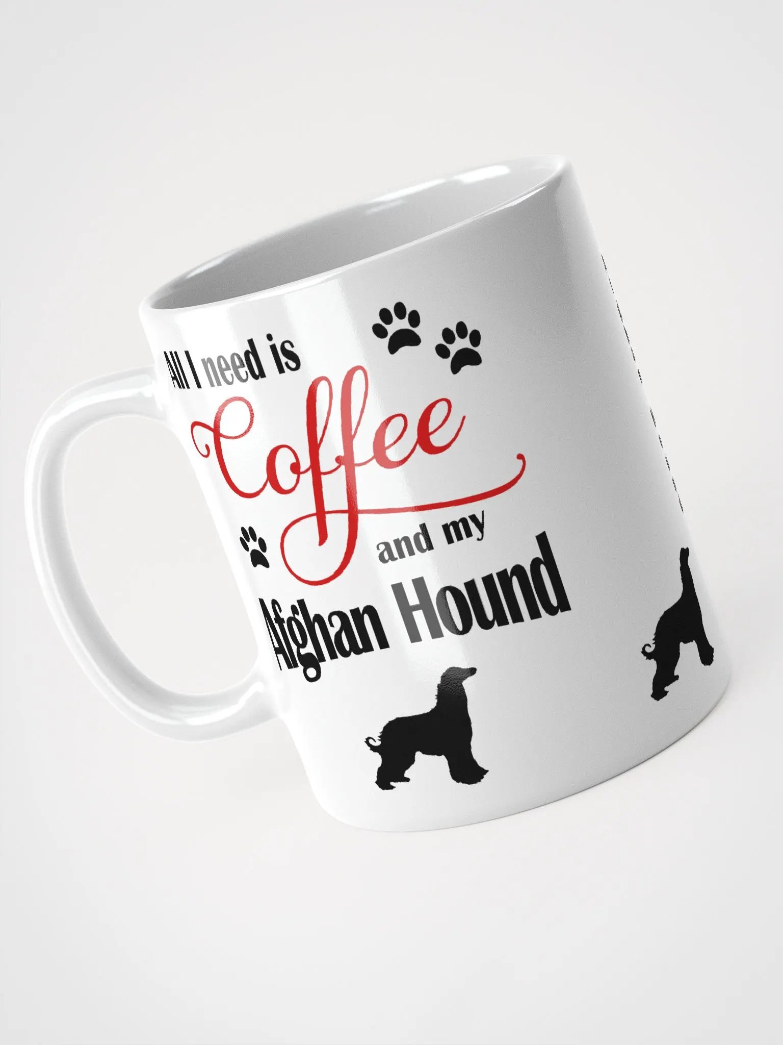 Coffee and my Afghan Hound Mug product image (3)