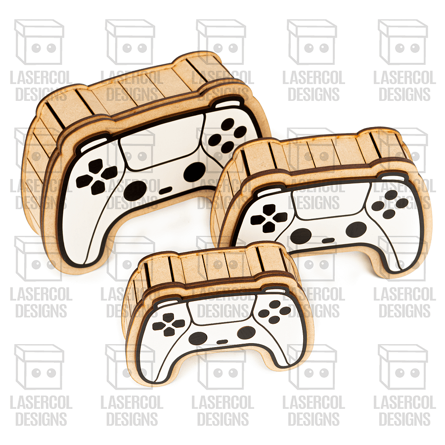 Controller Shaped Boxes Bundle (Set 1-2) - Laser Cut Files product image (10)