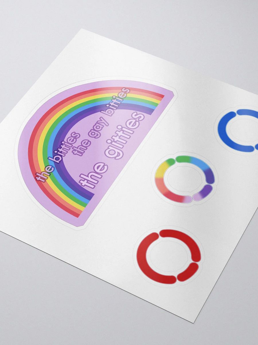 Gay Bitties: Detroit Become Gay Sticker Sheet product image (3)