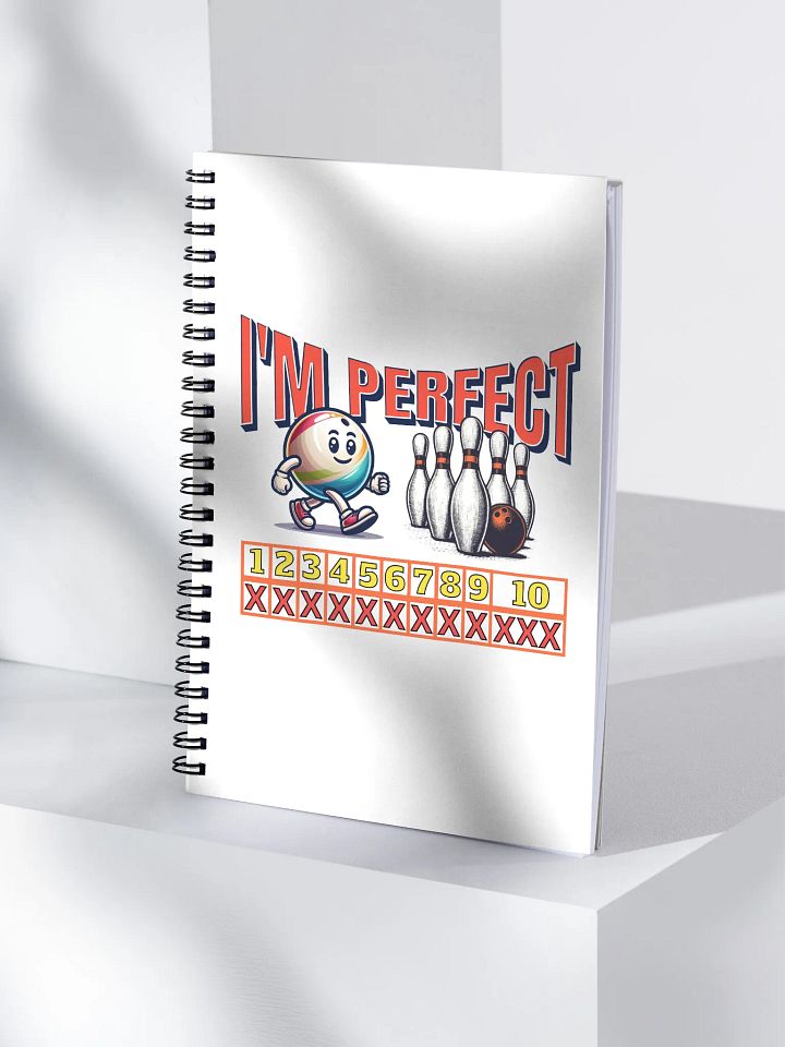 Im Perfect Bowling Game Spiral Notebook product image (1)