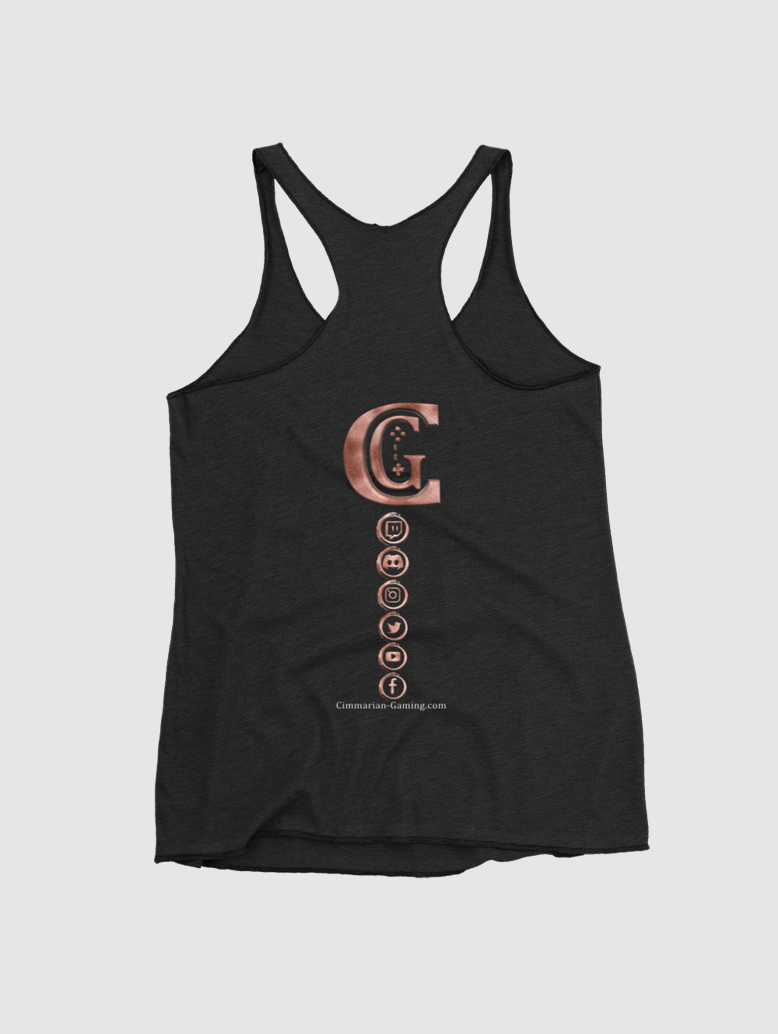 Rose Gold Logo Women's Racerback Tank product image (2)