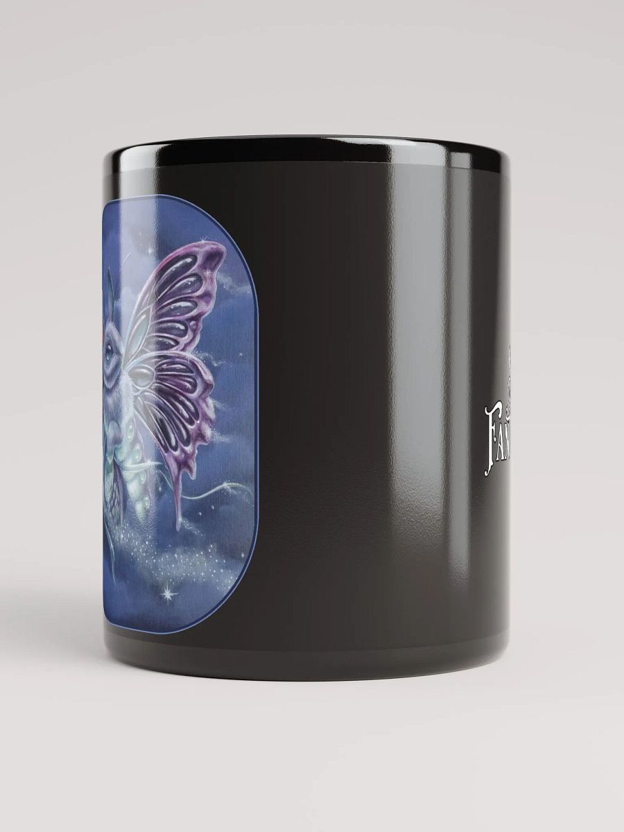 Stardust Bunny Moth - SFA Black Glossy Mug product image (5)