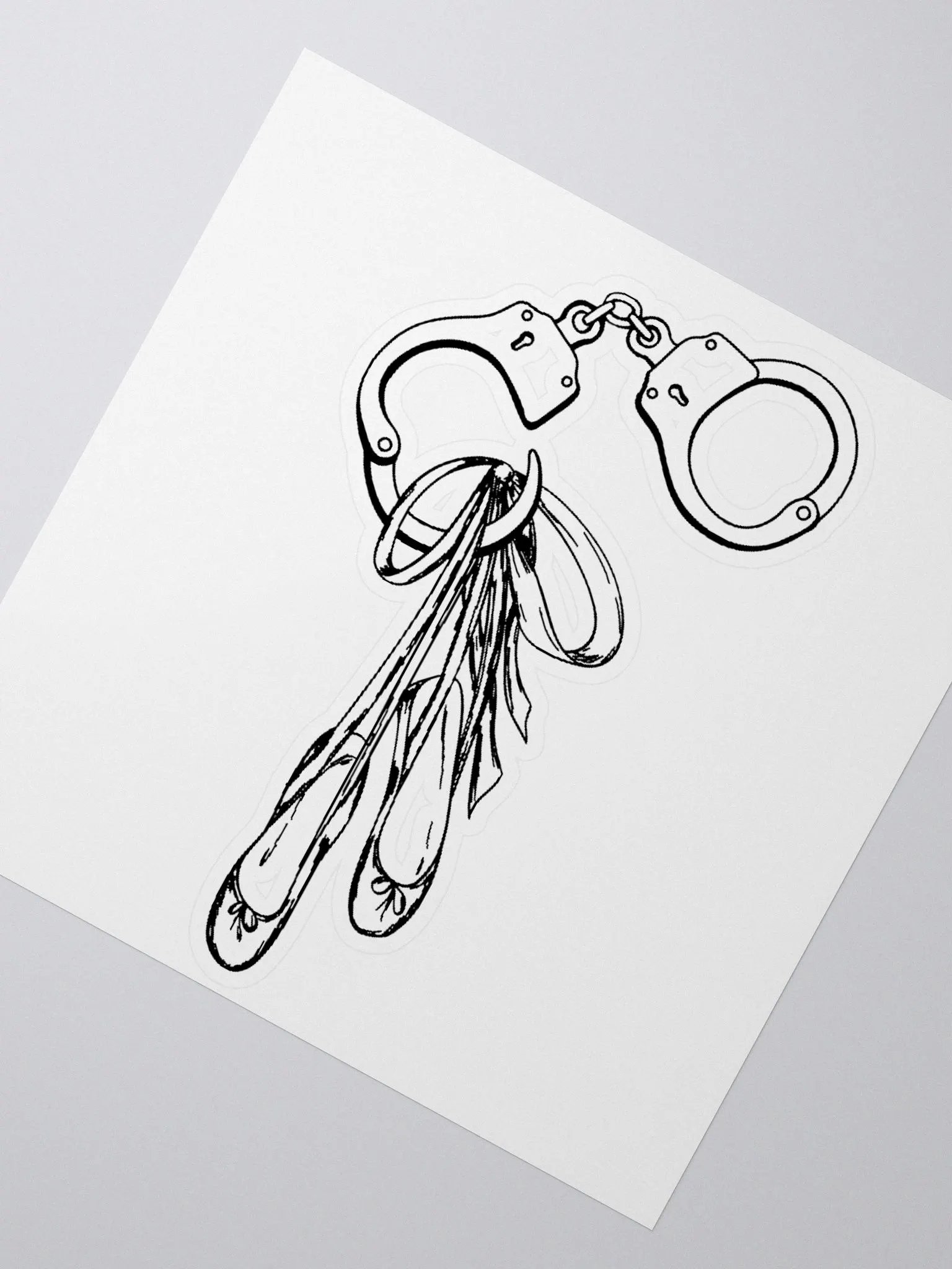Cuffs & Ballerina Sticker product image (2)