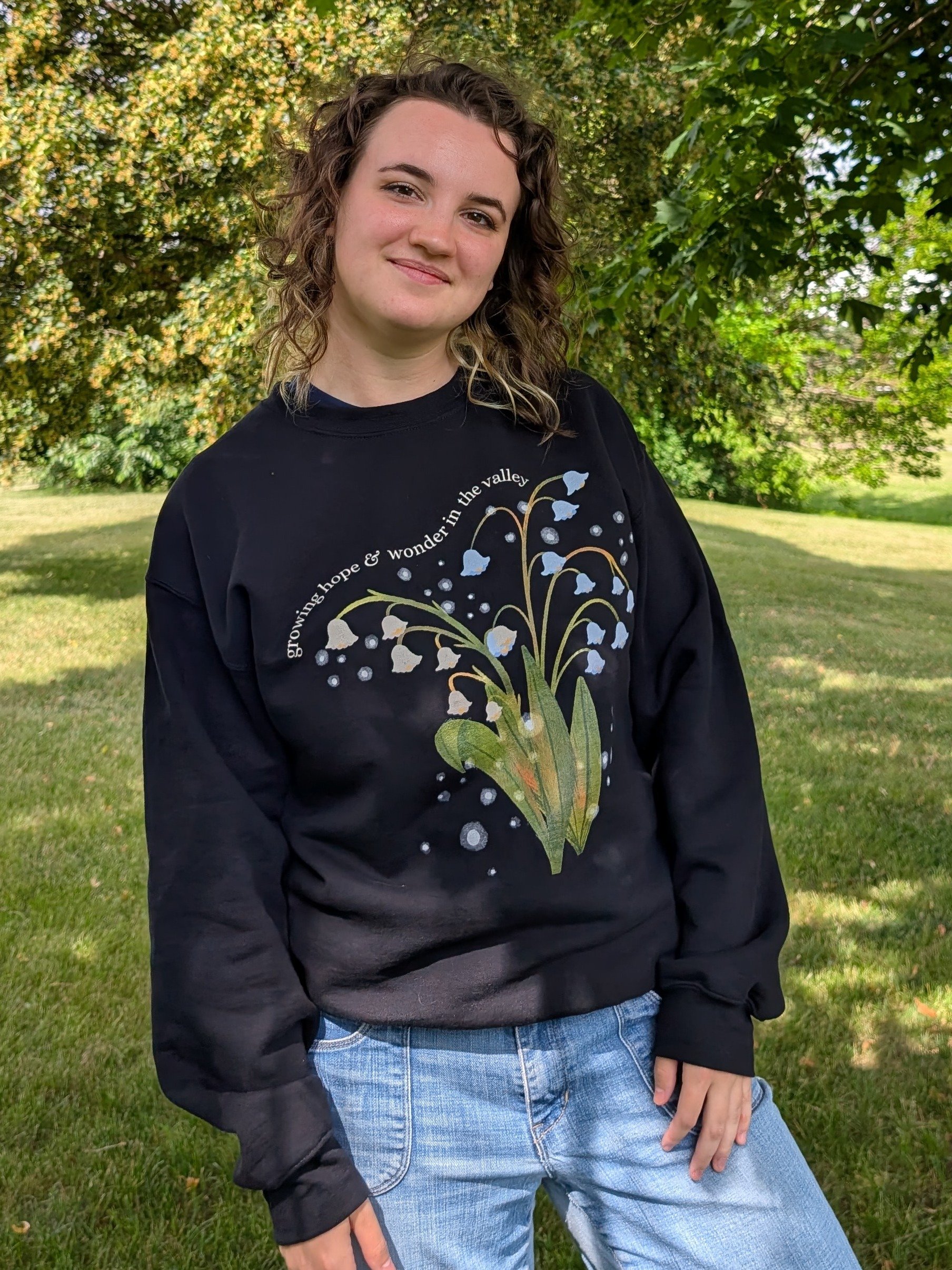Growing Hope & Wonder in the Valley Crewneck Sweatshirt product image (1)