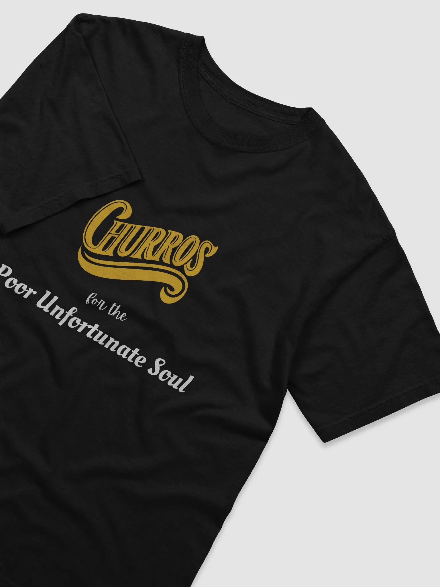 Churros for the Poor Unfortunate Soul Heavyweight Tee (Black) product image (3)