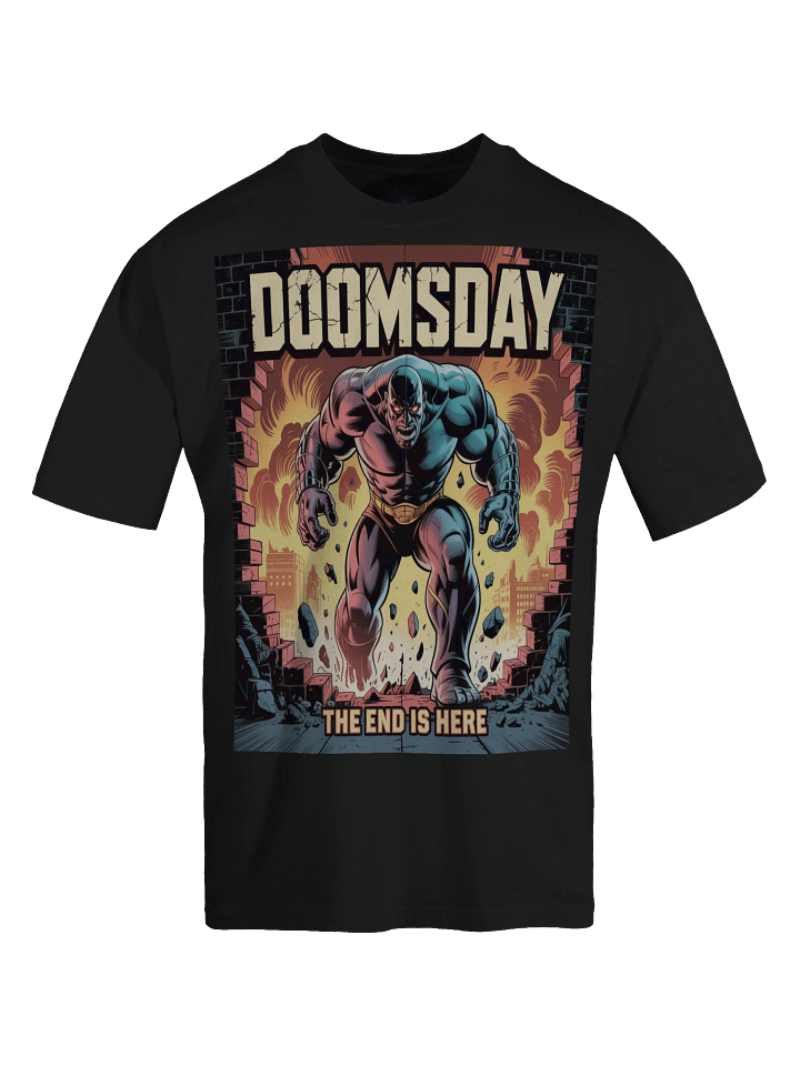 Rage Unleashed: Doomsday Faded Oversized Tee product image (1)