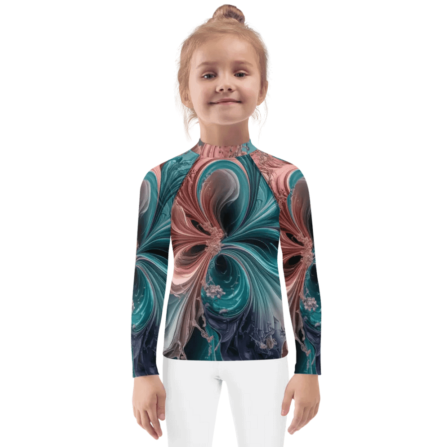 Liquid Color PT, Kids Rash Guard product image (1)