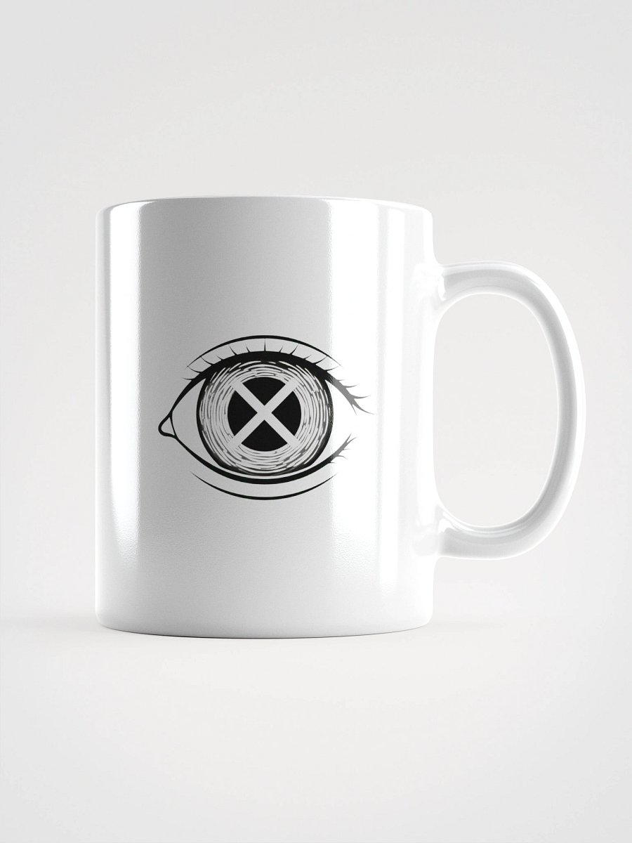 Fetish X Killer F.X.K. Stitch X & Eye Logo White Mug product image (1)