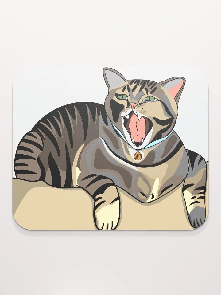 Yawning Cheshire Mouse Pad product image (2)