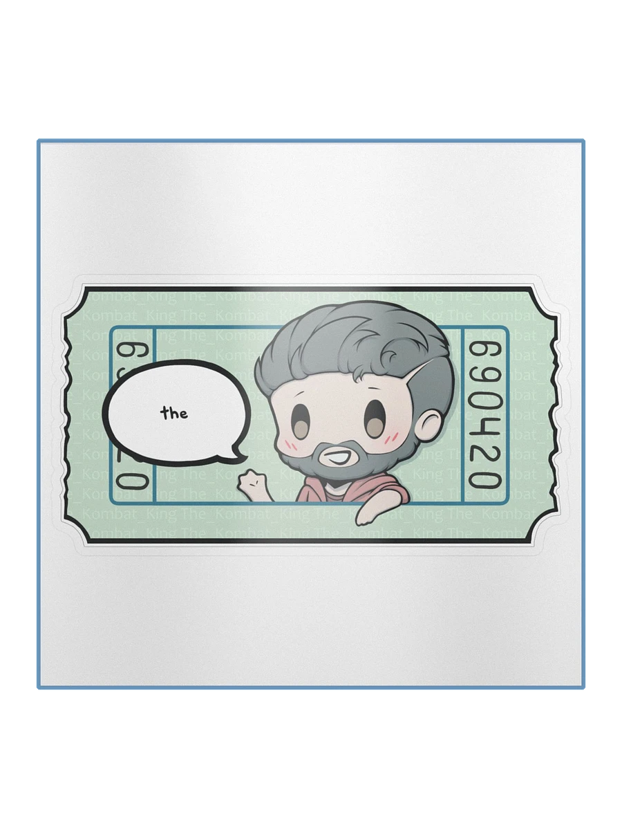 The Ticket - Sticker product image (1)