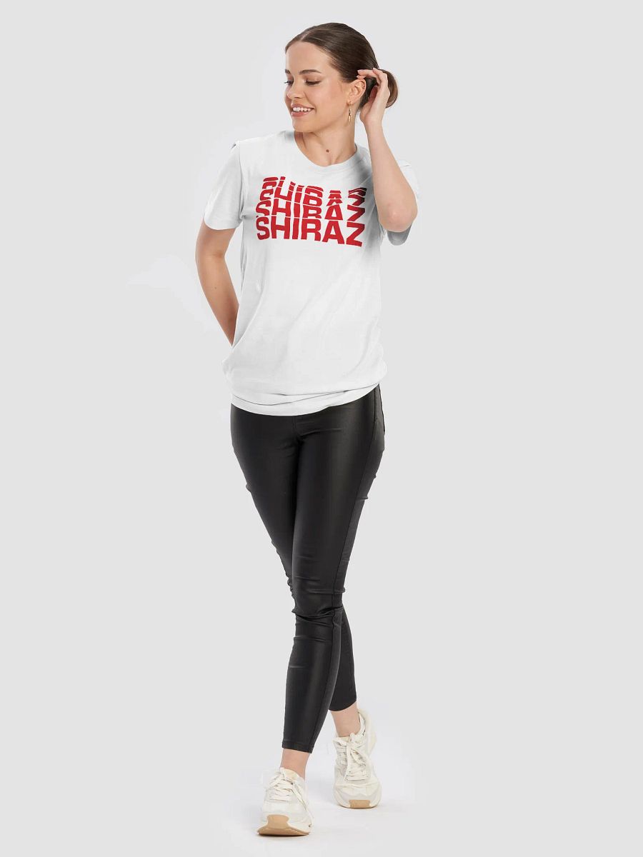 Shiraz Faded Text T-Shirt – Rhône Valley-Inspired Wine Aesthetic product image (40)
